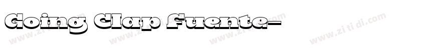 Going Clap Fuente字体转换
